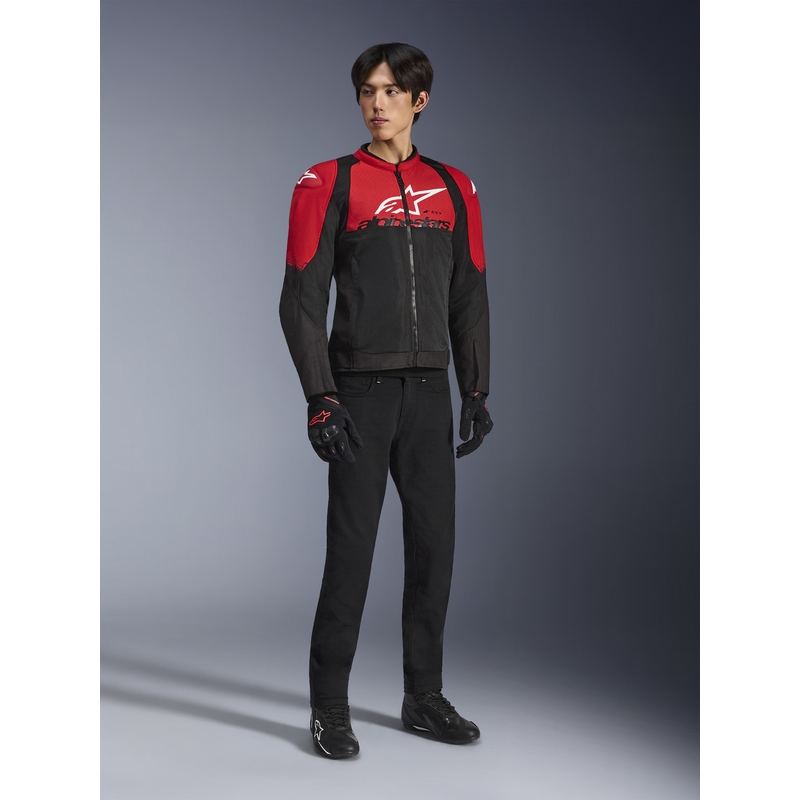 Geacă de motocicletă Alpinestars SMX Air roșu-negru