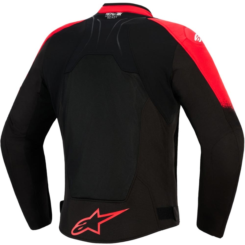 Geacă de motocicletă Alpinestars SMX Air roșu-negru