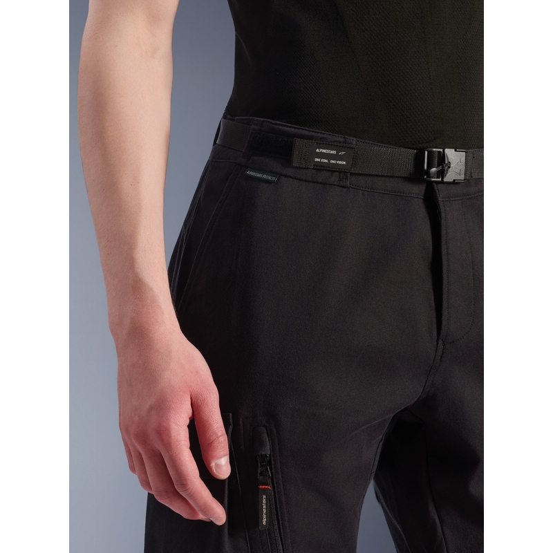 Pantaloni motocicletă Alpinestars Flex-AST Cargo negru-negru