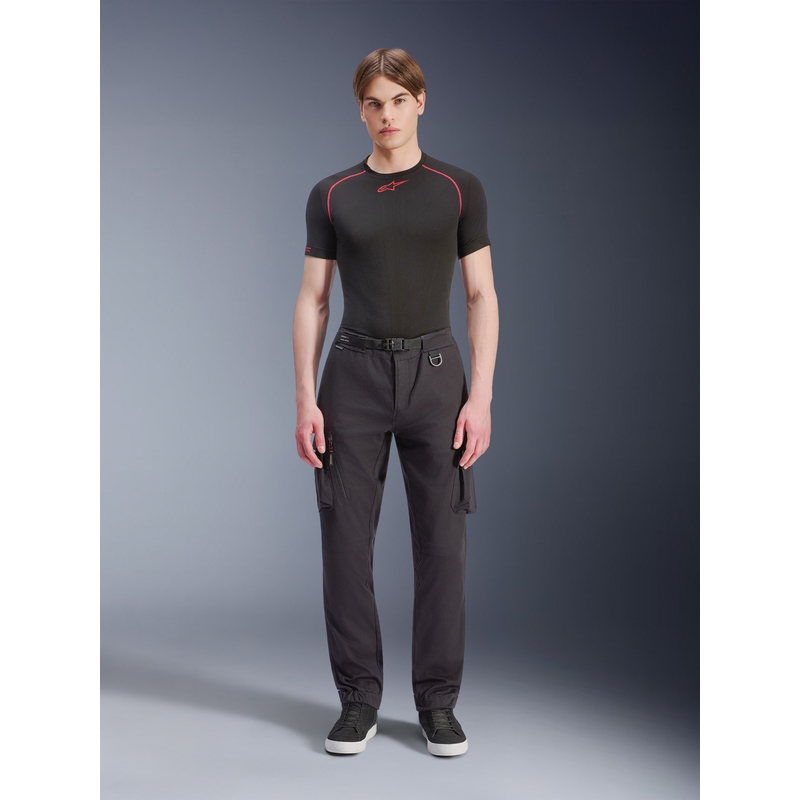 Pantaloni motocicletă Alpinestars Flex-AST Cargo negru-negru