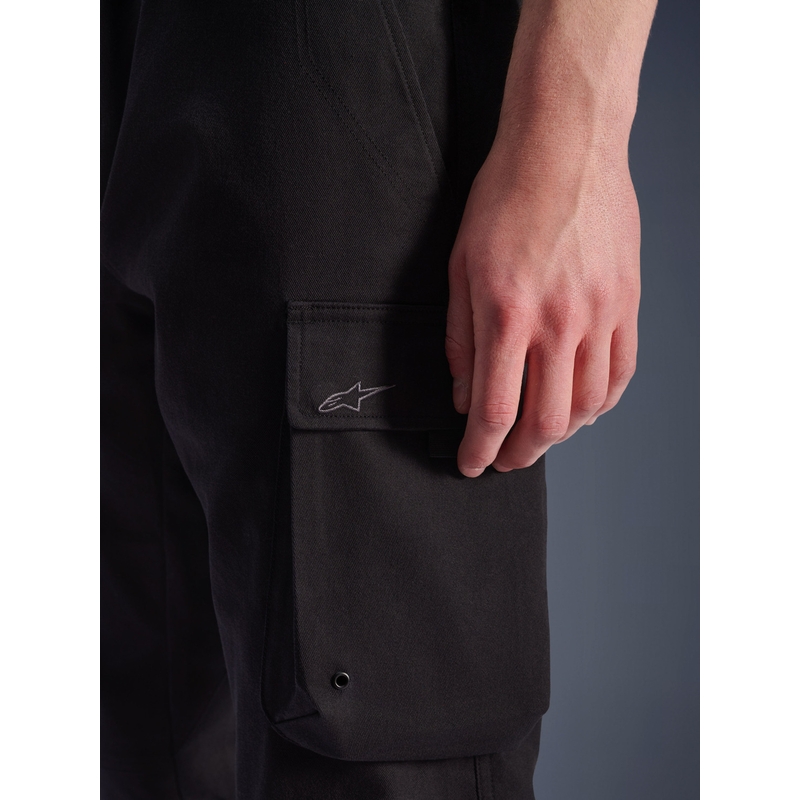 Pantaloni motocicletă Alpinestars Flex-AST Cargo negru-negru