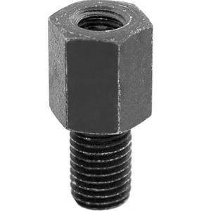 Reducție filetată oglindă retrovizoare - filet interior M10 dreapta/filet exterior M8 dreapta negru