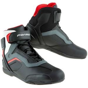 Forma Stinger EVO Flow cizme de motocicletă negru-roșu-alb-gri negru