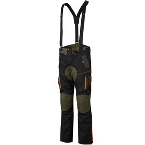 Pantaloni de motocicletă 4SQUARE Trailer Craft kaki-portocaliu