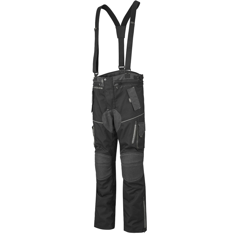 Pantaloni de motocicletă 4SQUARE Trailer Craft gri-negru
