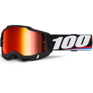 Ochelari motocross 100% ACCURI 2 Magnus cu plexiglas roșu