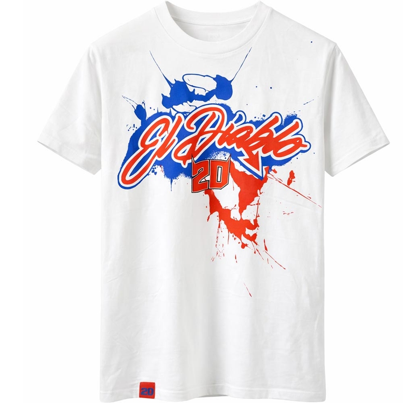 Tricou Ducati Fabio Quartararo 20 Model colorat alb