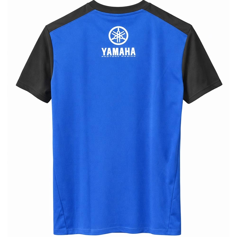 Tricou Yamaha White Tape albastru
