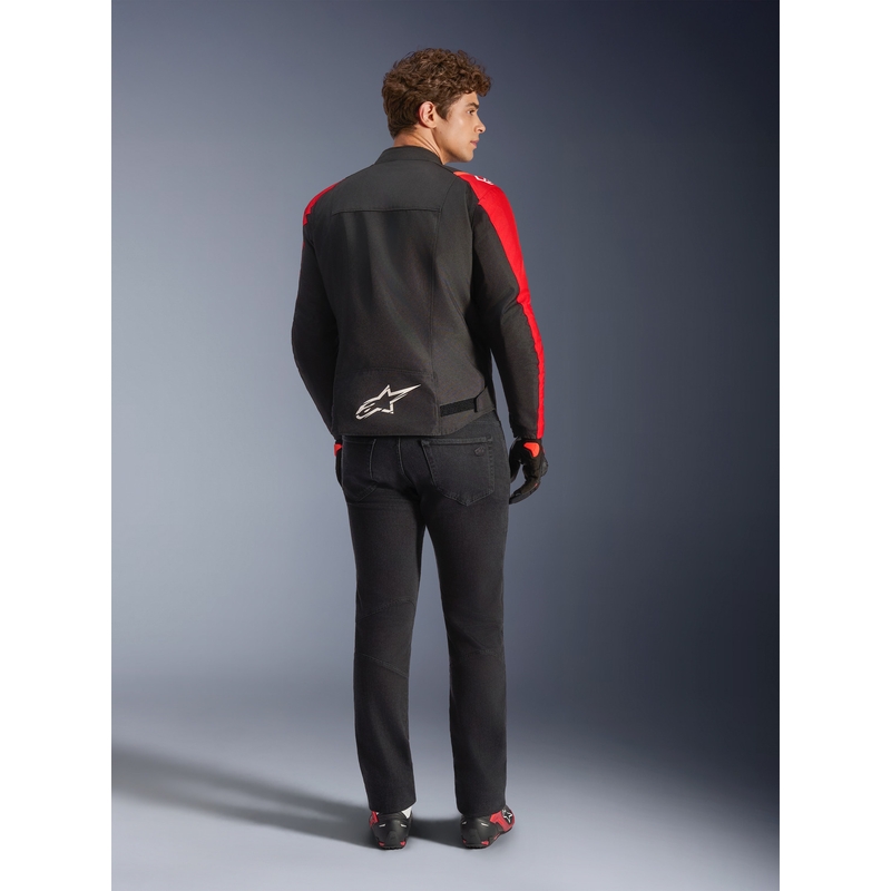 Geacă motocicletă impermeabilă Alpinestars T-SPS 2 roșu-negru-alb