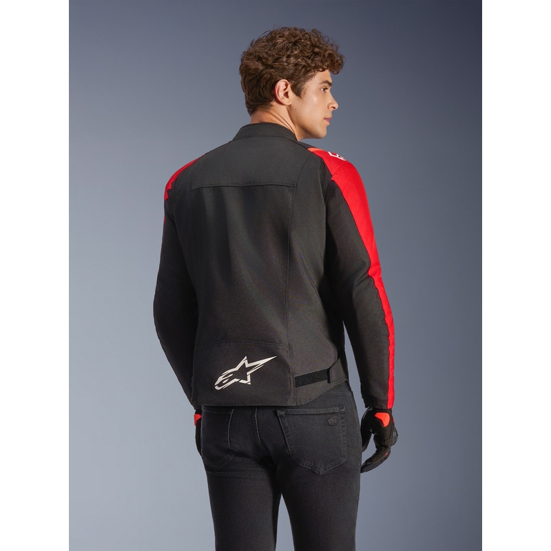 Geacă motocicletă impermeabilă Alpinestars T-SPS 2 roșu-negru-alb