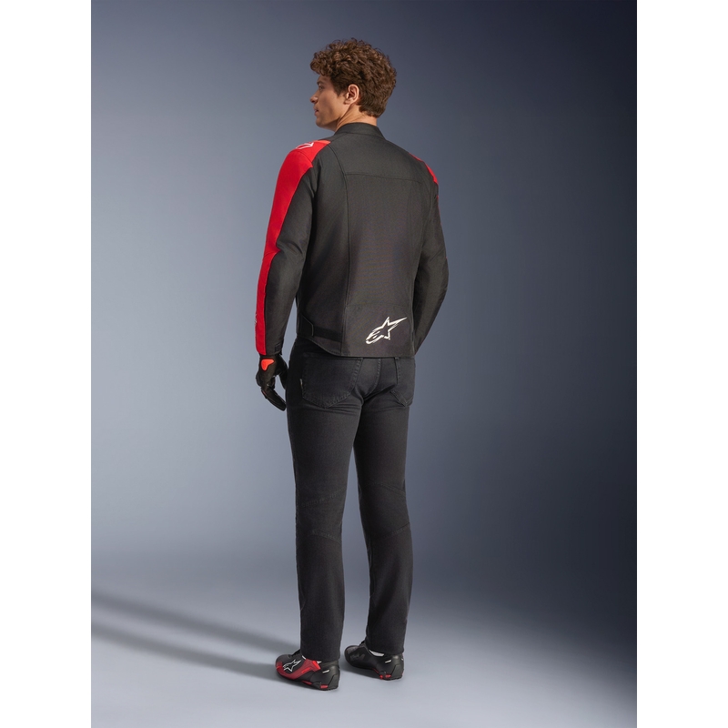 Geacă motocicletă impermeabilă Alpinestars T-SPS 2 roșu-negru-alb