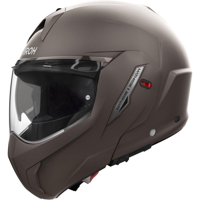 Cască de motocicletă Airoh Mathisse 2 Color flip-up, bronz mat