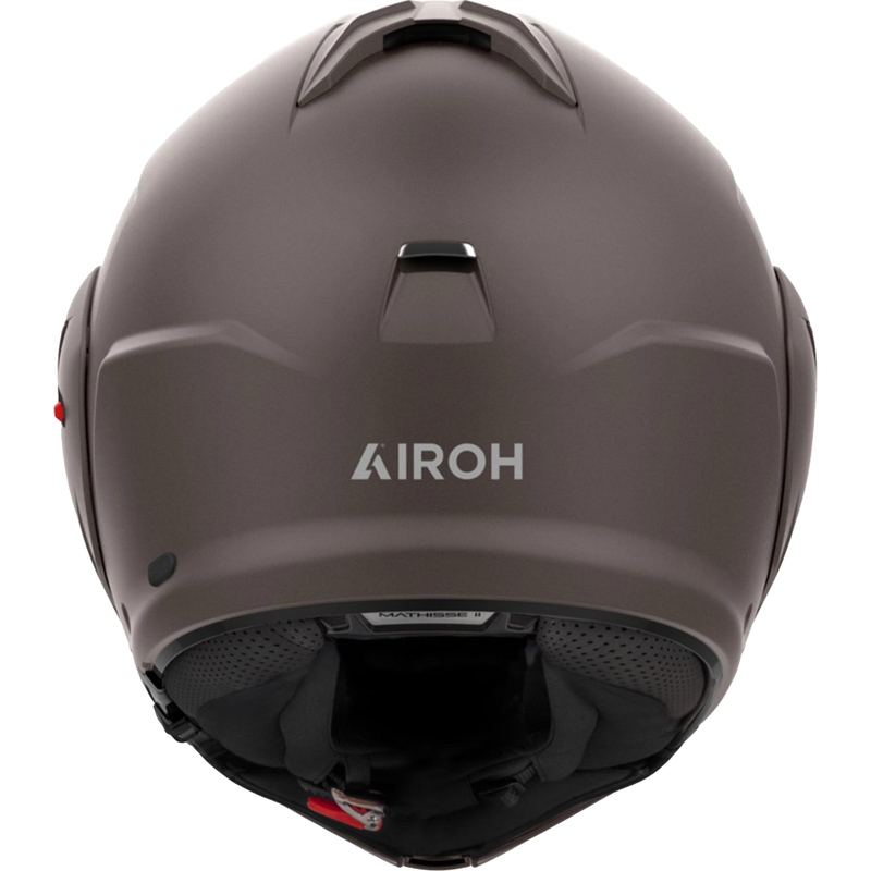Cască de motocicletă Airoh Mathisse 2 Color flip-up, bronz mat