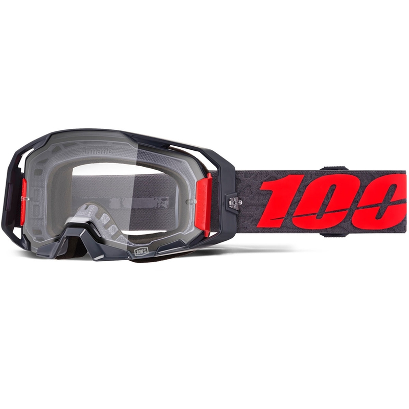 Ochelari de motocross 100% ARmatic Toro cu plexiglas transparent