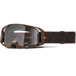 Ochelari de motocross Salcedo 100% ARmatic cu plexiglas transparent