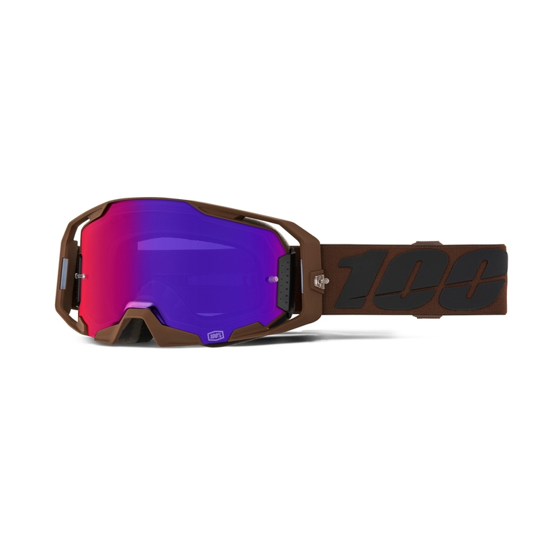 Ochelari de motocross Salcedo 100% ARmatic cu plexiglas violet