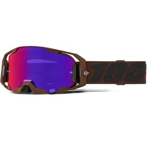 Ochelari de motocross Salcedo 100% ARmatic cu plexiglas violet