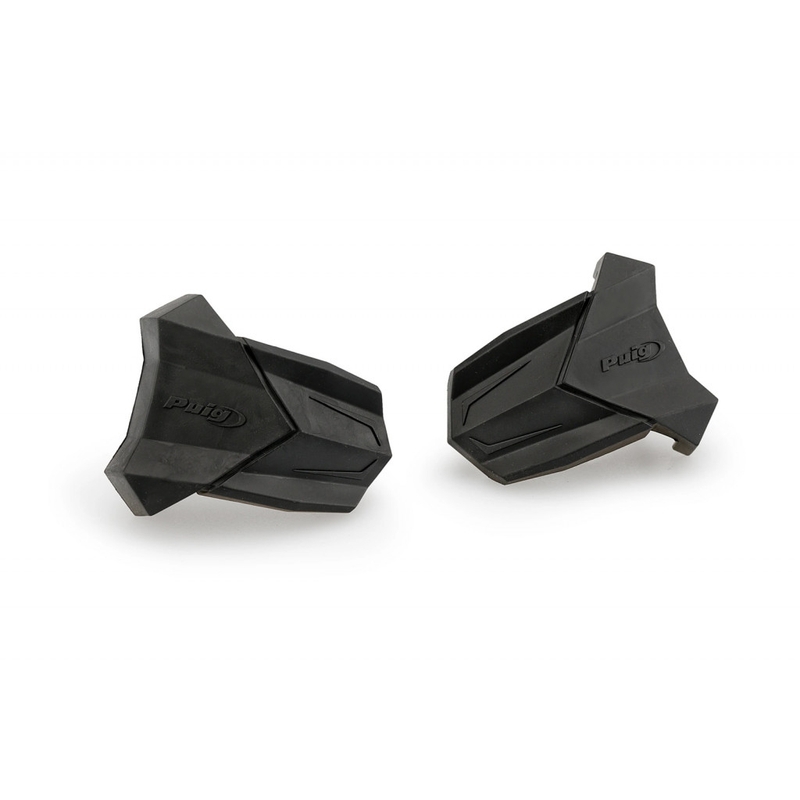Spare rubber end protector PUIG R19 Negru