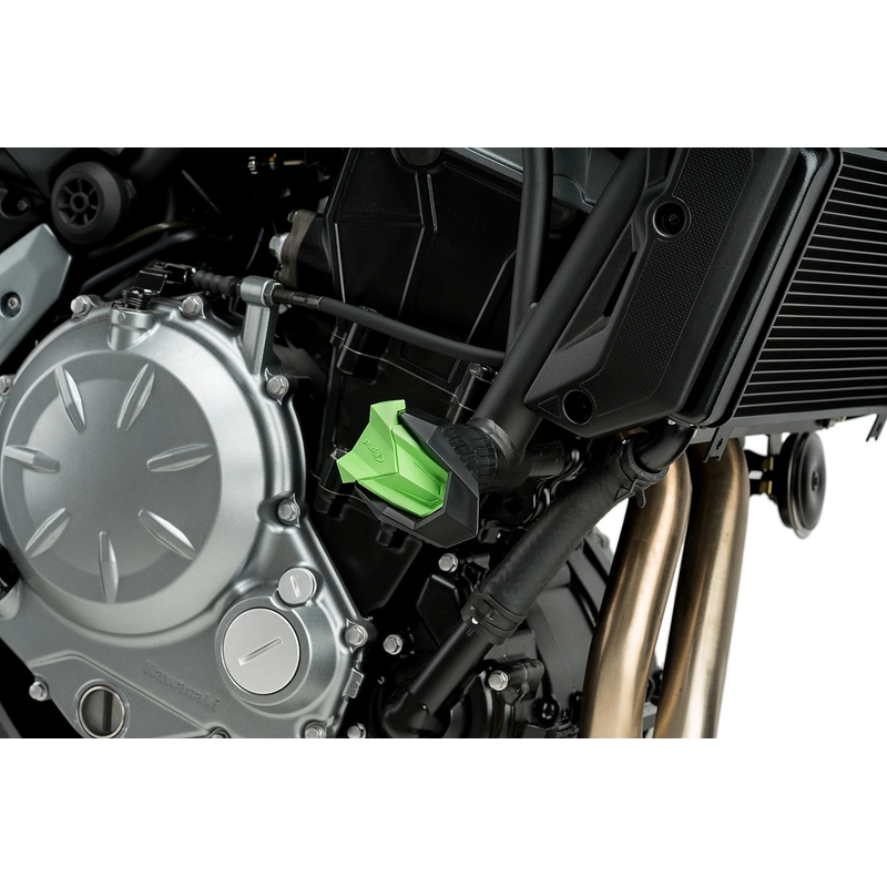 Spare rubber end protector PUIG R19 verde
