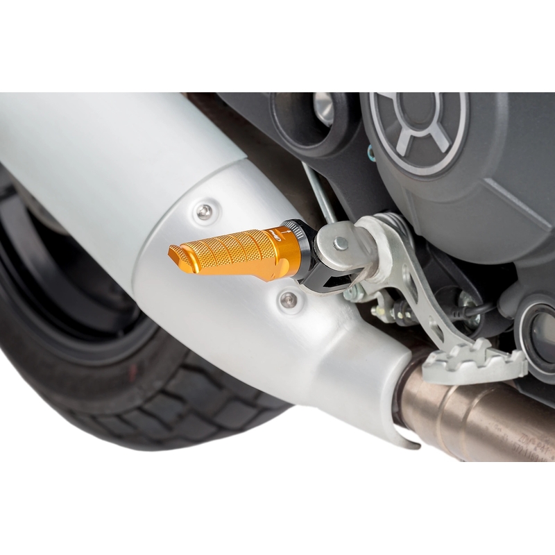 Footpegs without adapters PUIG RACING auriu