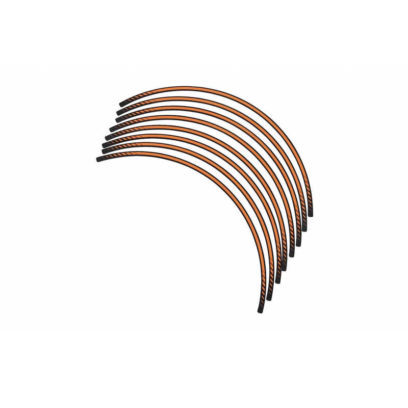 Rim strip PUIG PREMIUM orange fluor set of 8 rim strips pentru BMW R 1250 RT 2019-2021