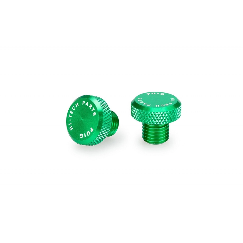 Mirror hole screw plug PUIG verde
