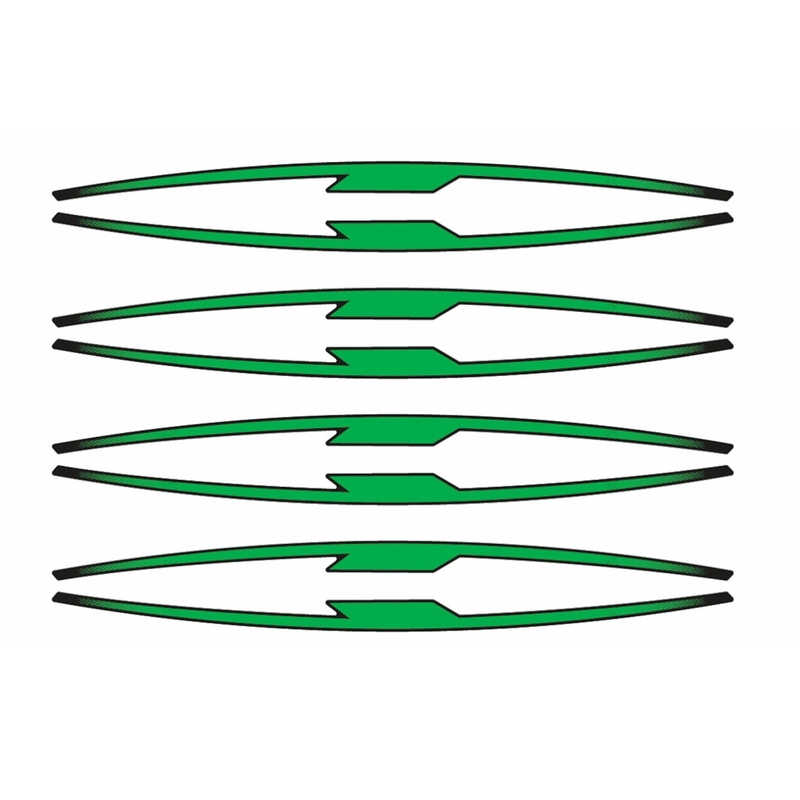 Rim strip PUIG verde set of 8 rim strips