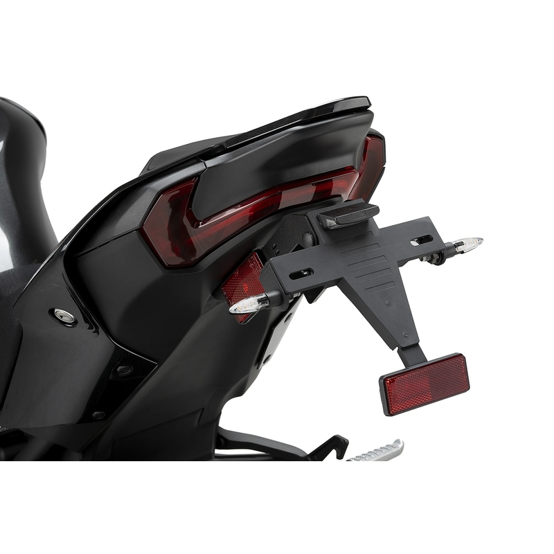 Adjustable license support PUIG Negru pentru KAWASAKI Z 900 2025-2026, KAWASAKI Z 900 SE 2025