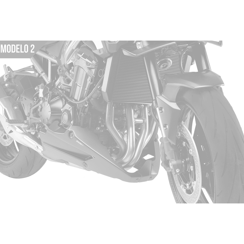 Engine spoiler PUIG carbon look stickers included