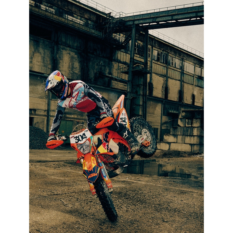 Tricou motocross Alpinestars Techstar ediție limitată Beast Coast gri-negru-portocaliu