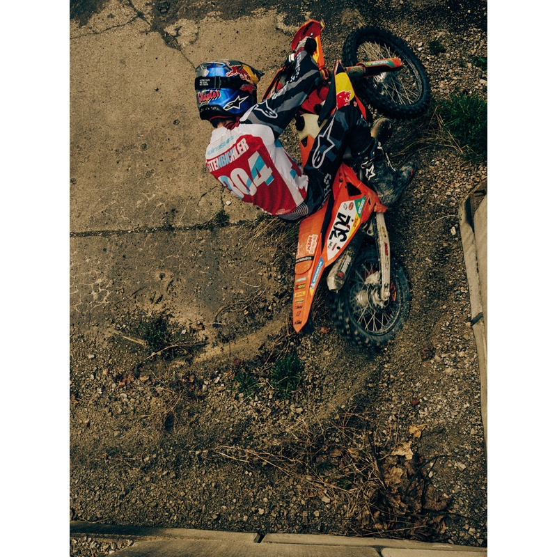 Tricou motocross Alpinestars Techstar ediție limitată Beast Coast gri-negru-portocaliu
