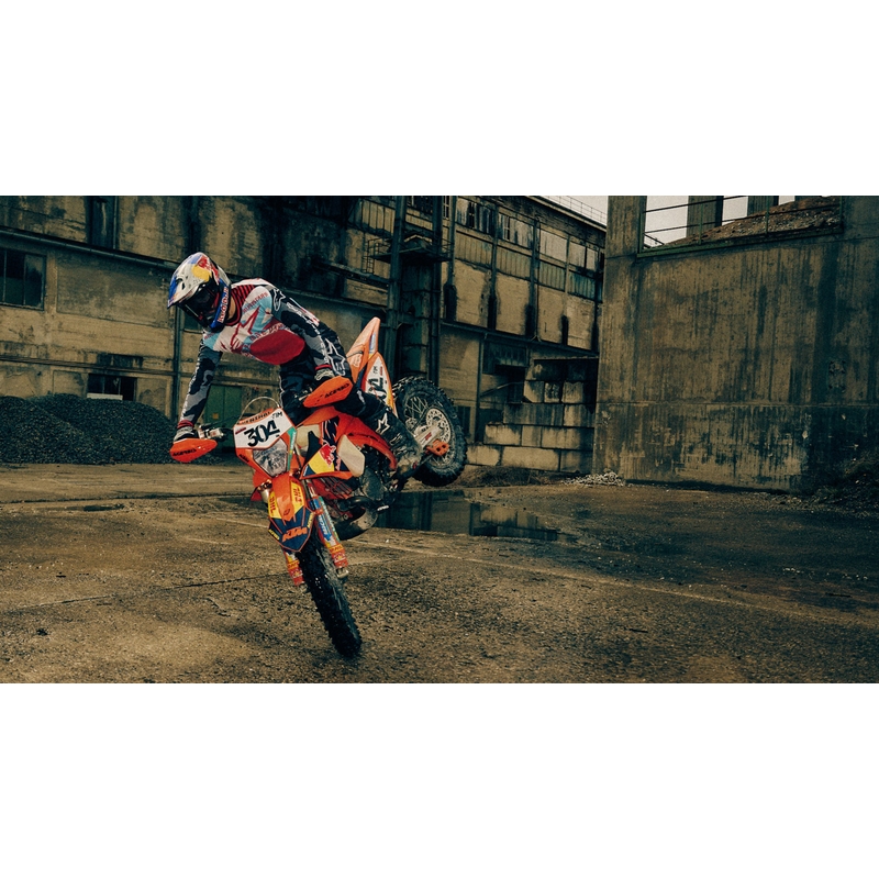 Tricou motocross Alpinestars Techstar ediție limitată Beast Coast gri-negru-portocaliu
