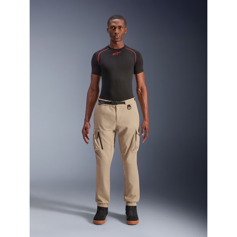 Pantaloni motocicletă Alpinestars Flex-AST Cargo bej deschis