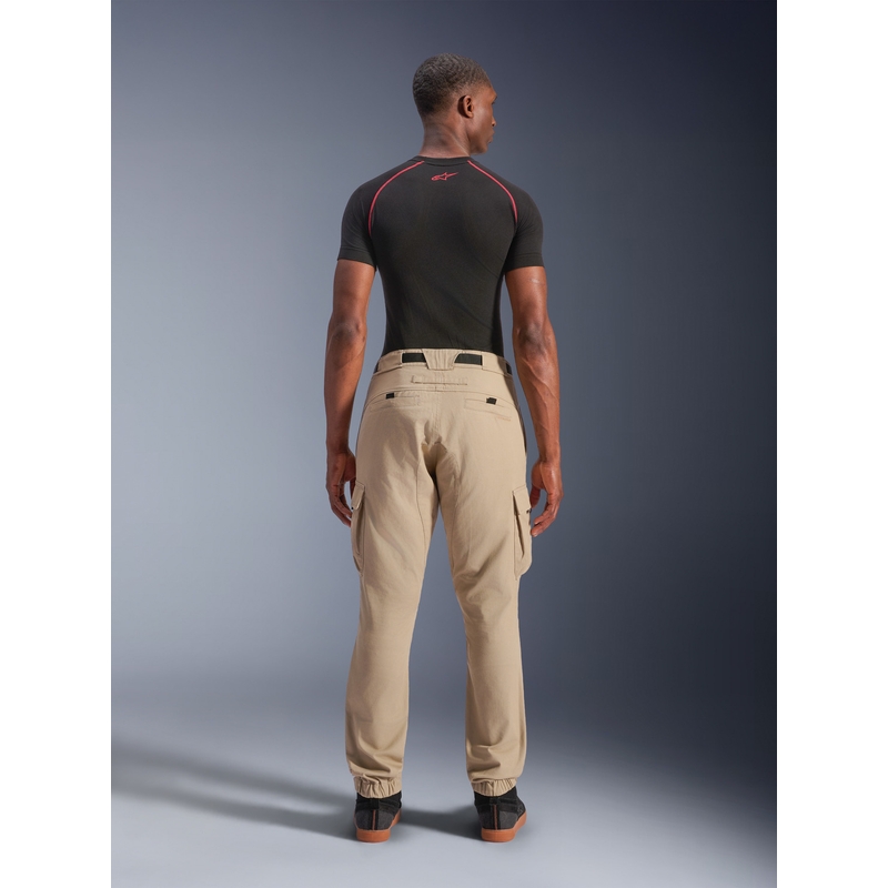 Pantaloni motocicletă Alpinestars Flex-AST Cargo bej deschis