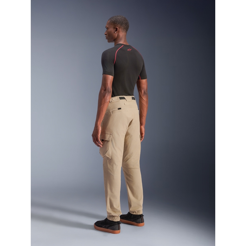 Pantaloni motocicletă Alpinestars Flex-AST Cargo bej deschis