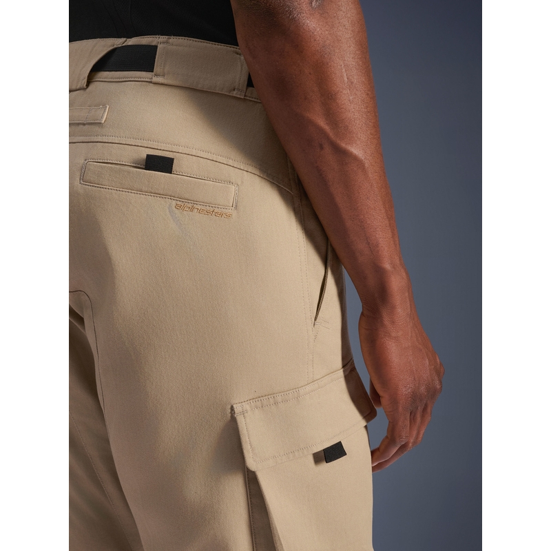 Pantaloni motocicletă Alpinestars Flex-AST Cargo bej deschis