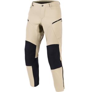 Pantaloni de motocicletă Alpinestars Stella Explore AST pentru femei, maro deschis-negru