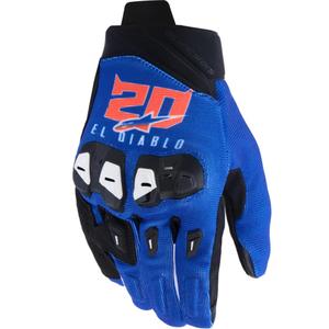 Mănuși moto Alpinestars SP X 1 FQ20 colecție albastru-negru-roșu fluo
