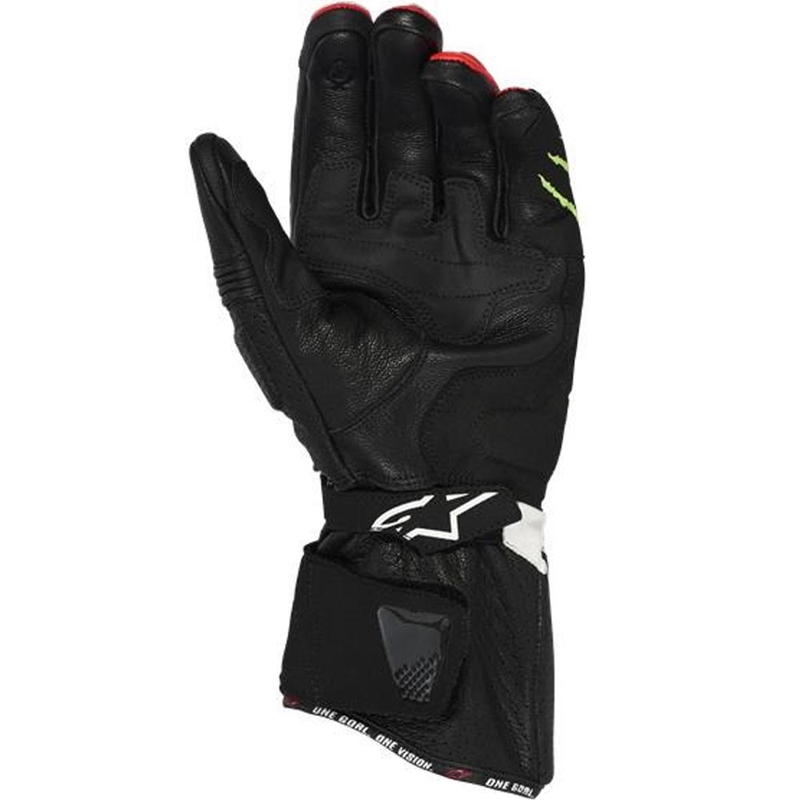 Mănuși moto Alpinestars SP-3 FQ20 colecție negru-fluo roșu-alb