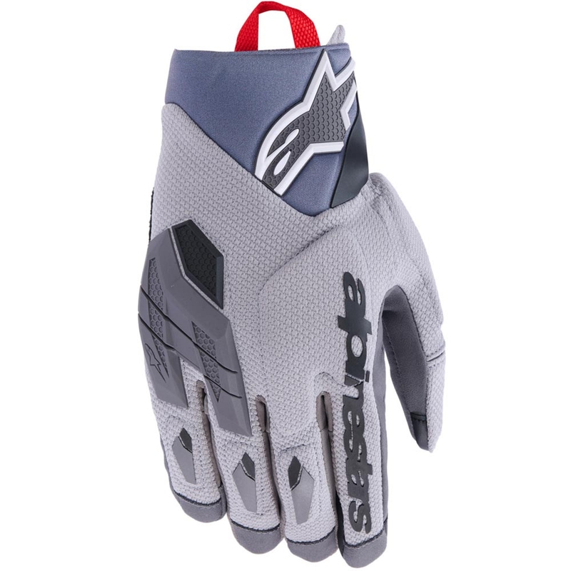 Mănuși de motocicletă Alpinestars Durack gri închis-gri deschis