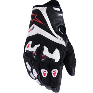 Mănuși moto Alpinestars SP-R PRO negru-alb-roșu