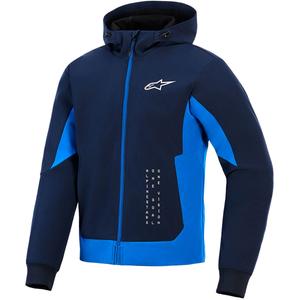 Hanorac motocicletă Alpinestars Radium Tech Hoodie albastru închis-albastru