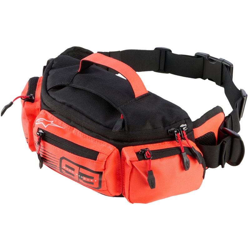 Borsetă ALPINESTARS MM93 colecție negru-roșu fluo 2.5L