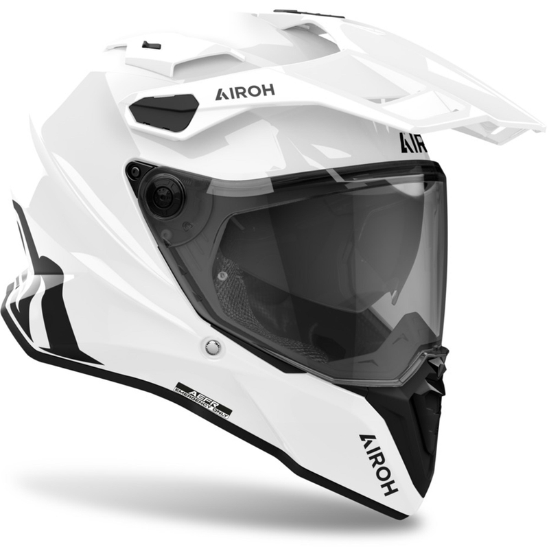 Cască Enduro Airoh Commander 2 Color alb lucios