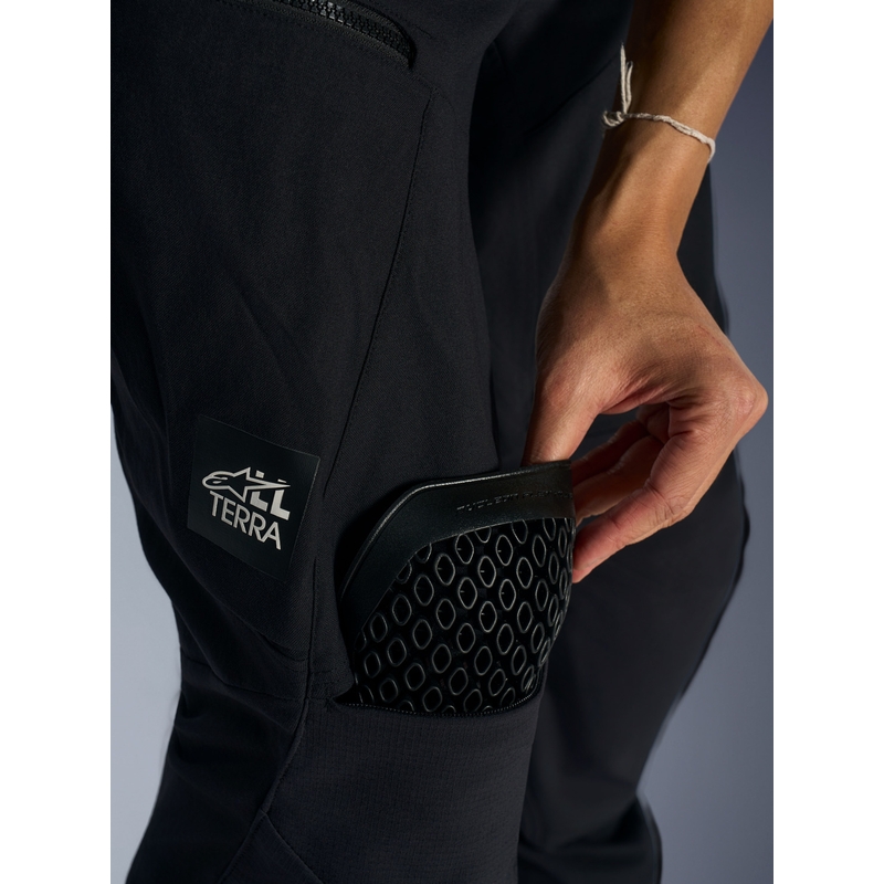 Pantaloni motocicletă Alpinestars Explore AST cropped negri