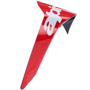 Eleron aerodinamic pentru căști de motocicletă Alpinestars Supertech R10 Arius profil standard roșu fluo-roșu-alb