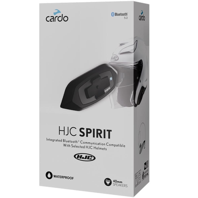 Interfon motocicletă Cardo HJC Spirit negru