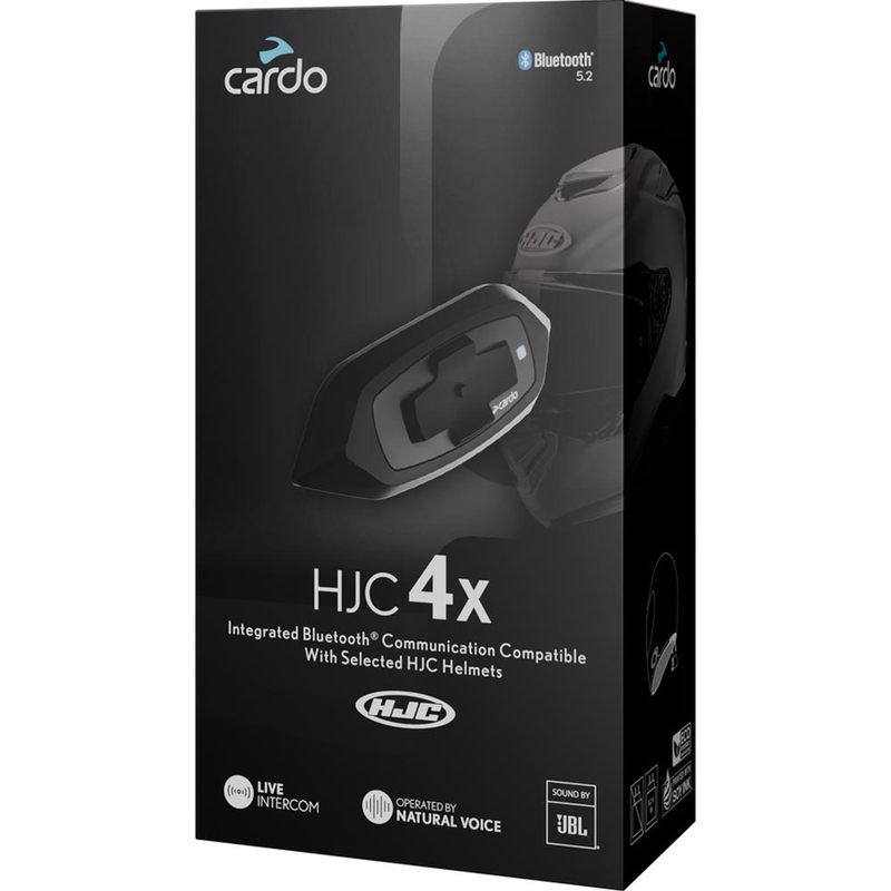 Interfon motocicletă Cardo HJC 4X negru