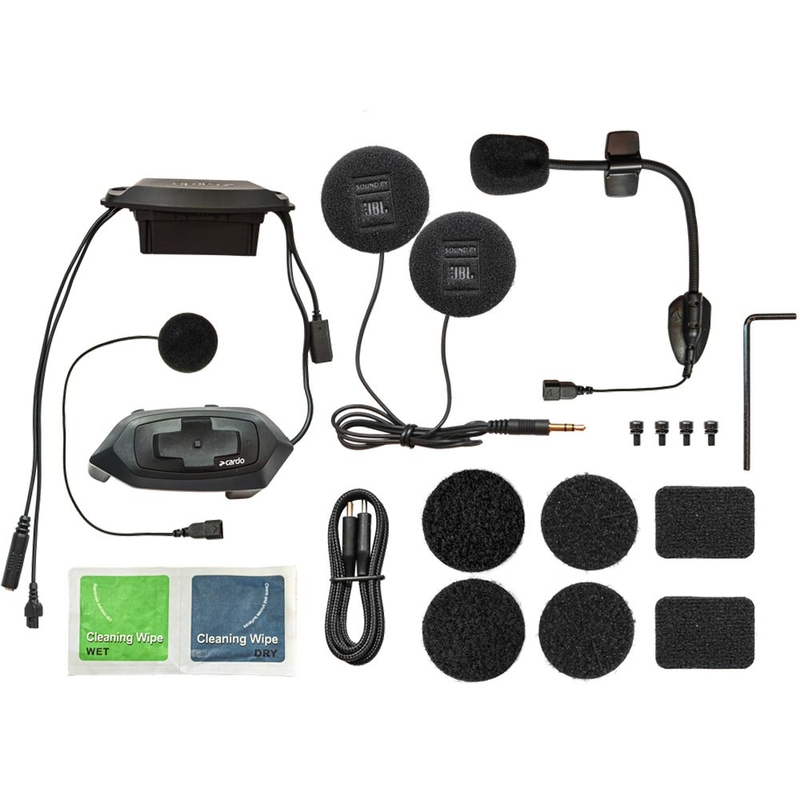 Interfon motocicletă Cardo HJC Packtalk negru