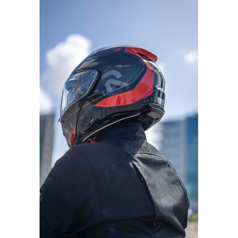 Interfon motocicletă Cardo HJC Packtalk negru